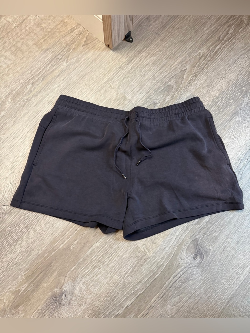 Members Mark Everyday Athletic Drawstring Shorts - Black